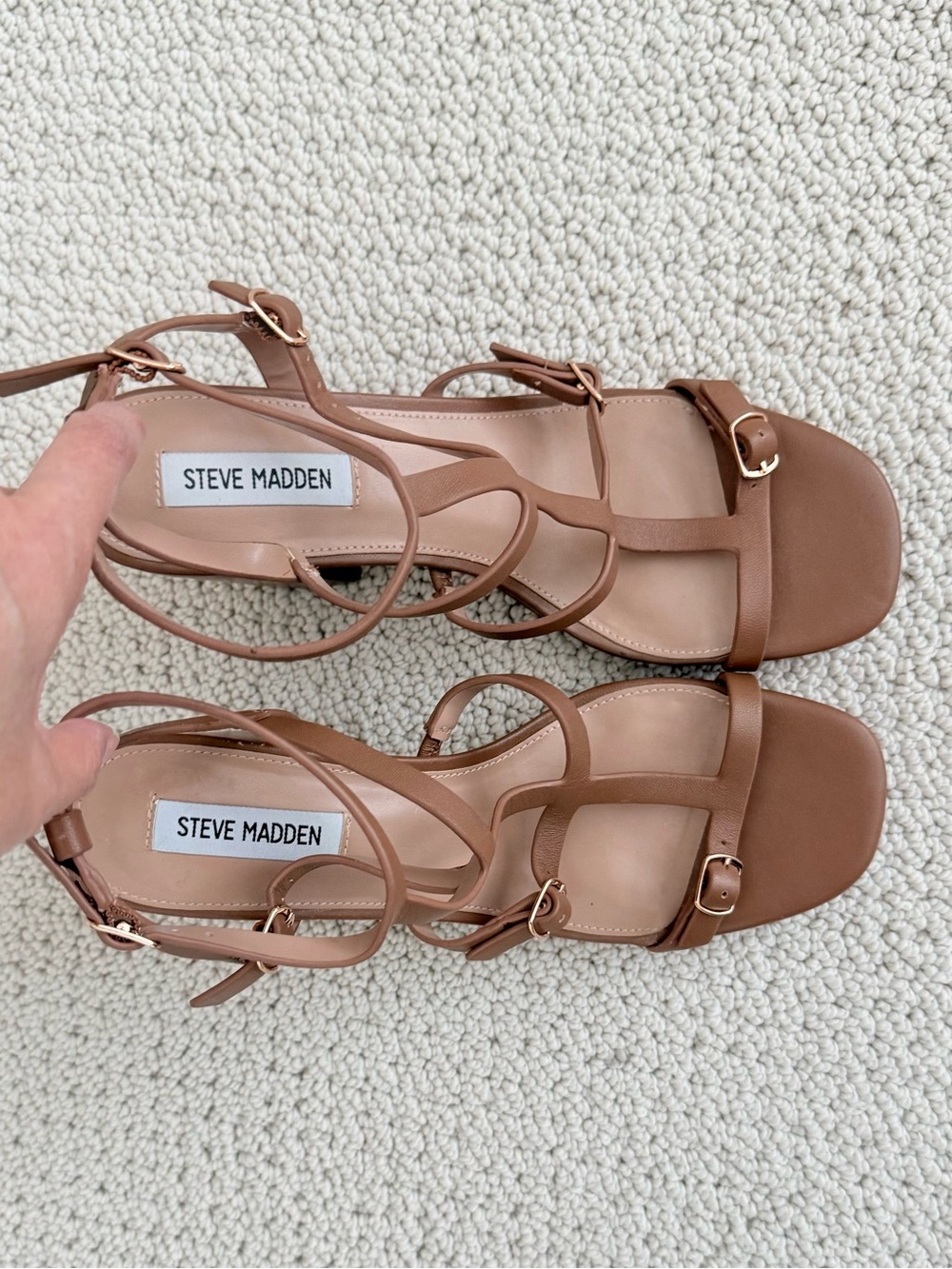 Steve Madden Daelene Ankle Strap Sandals - Picture 4 of 13
